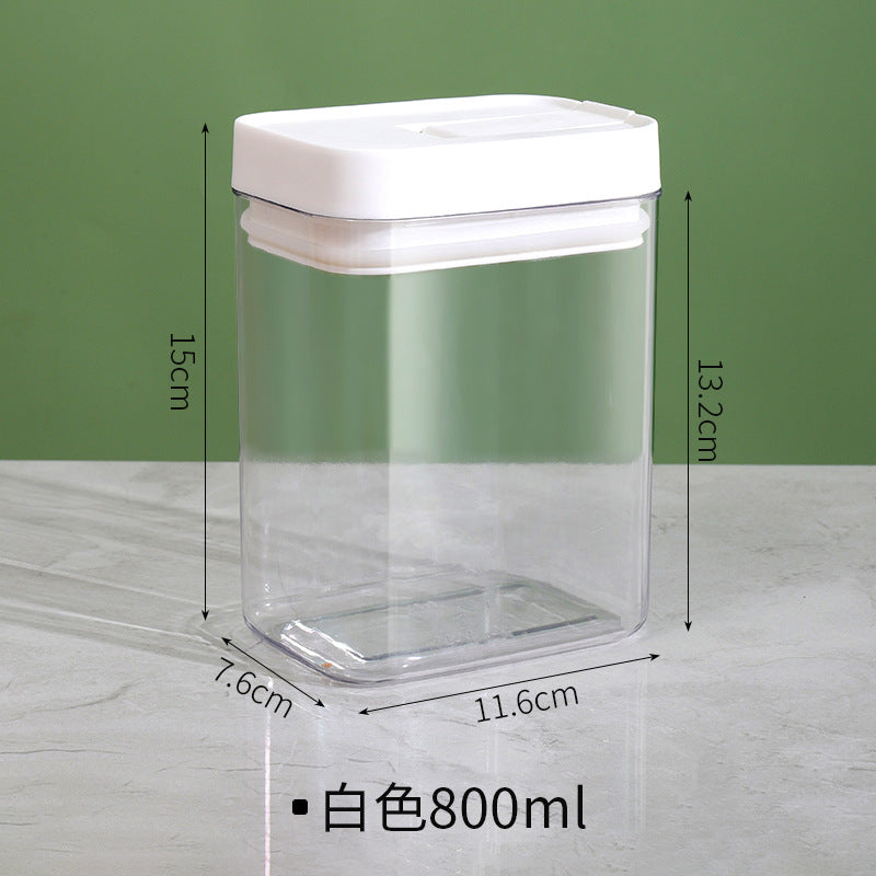 Food-grade sealed jars for beans, noodles, grains, kitchen storage boxes, dry goods, moisture-proof storage jars, insect-proof