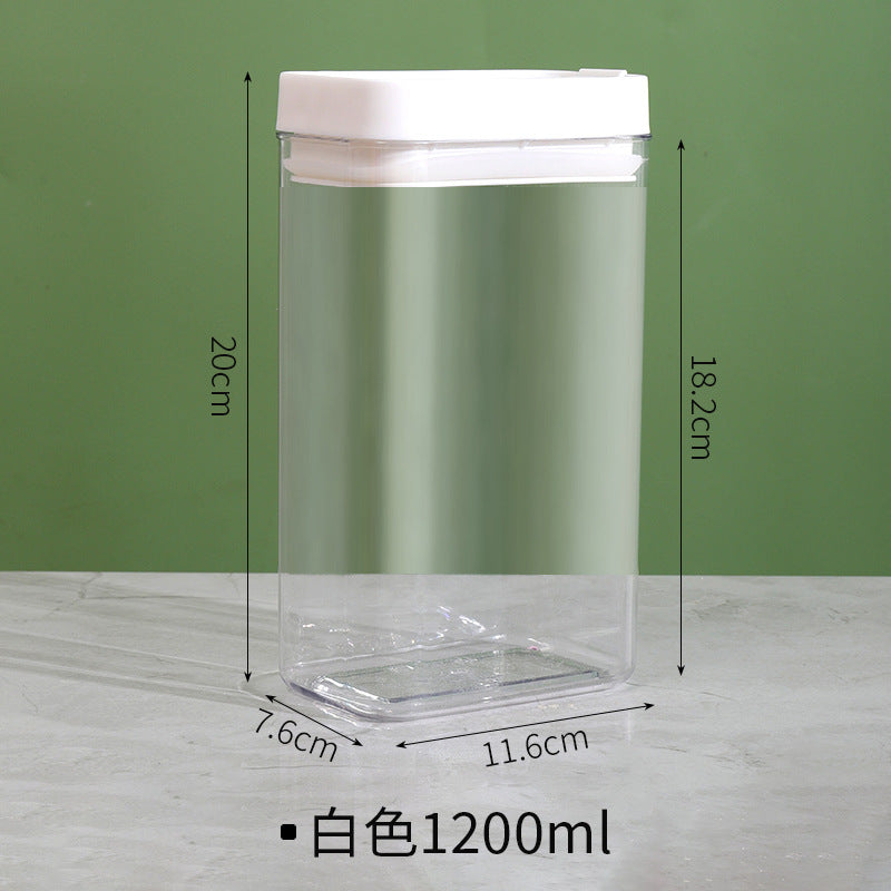 Food-grade sealed jars for beans, noodles, grains, kitchen storage boxes, dry goods, moisture-proof storage jars, insect-proof