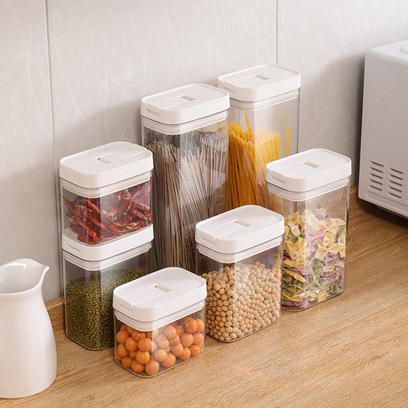 Food-grade sealed jars for beans, noodles, grains, kitchen storage boxes, dry goods, moisture-proof storage jars, insect-proof