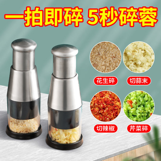 Hot-selling stainless steel garlic pounder for household kitchen use, garlic crusher, garlic cutter, garlic peeler